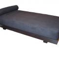 Ebonized Oak and Angora Daybed