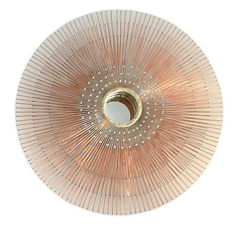 Custom Brutalist Style Sunburst Mirror