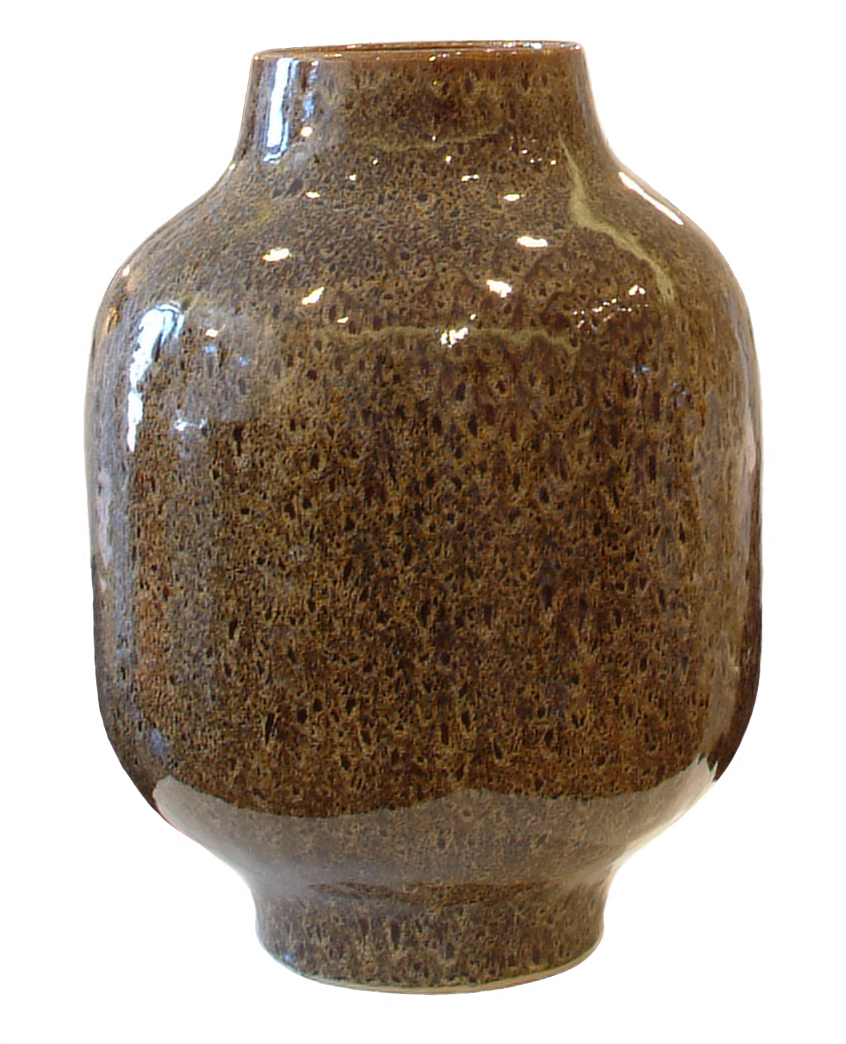 Massive Stipple Glazed Vase