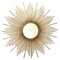 Antique Brass Sunburst Mirror