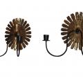 Pair of Syroco Sunburst Sconces