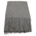 Heather Grey Pure Cashmere Throw