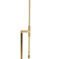 Pair of Laurel Brass Adjustable Floor Lamps