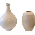 White Volmod Ceramic Vases