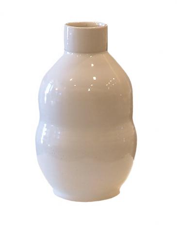 White Volmod Ceramic Vase