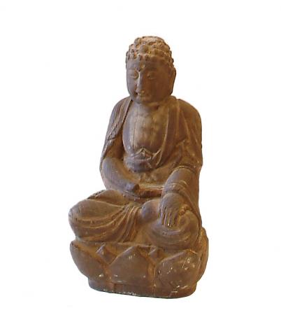 Small Antique Wooden Buddha