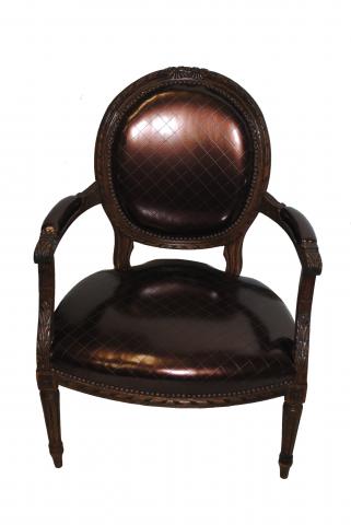 Antique Louis XVI Style Arm Chairs