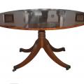 English Regency Style Round Mahogany Dining Table