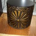 1970's Brutalist Drum Table By Adrian Pearsall